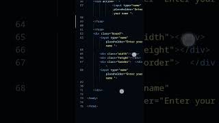 🔥 creative html form design using html & css | coding shorts