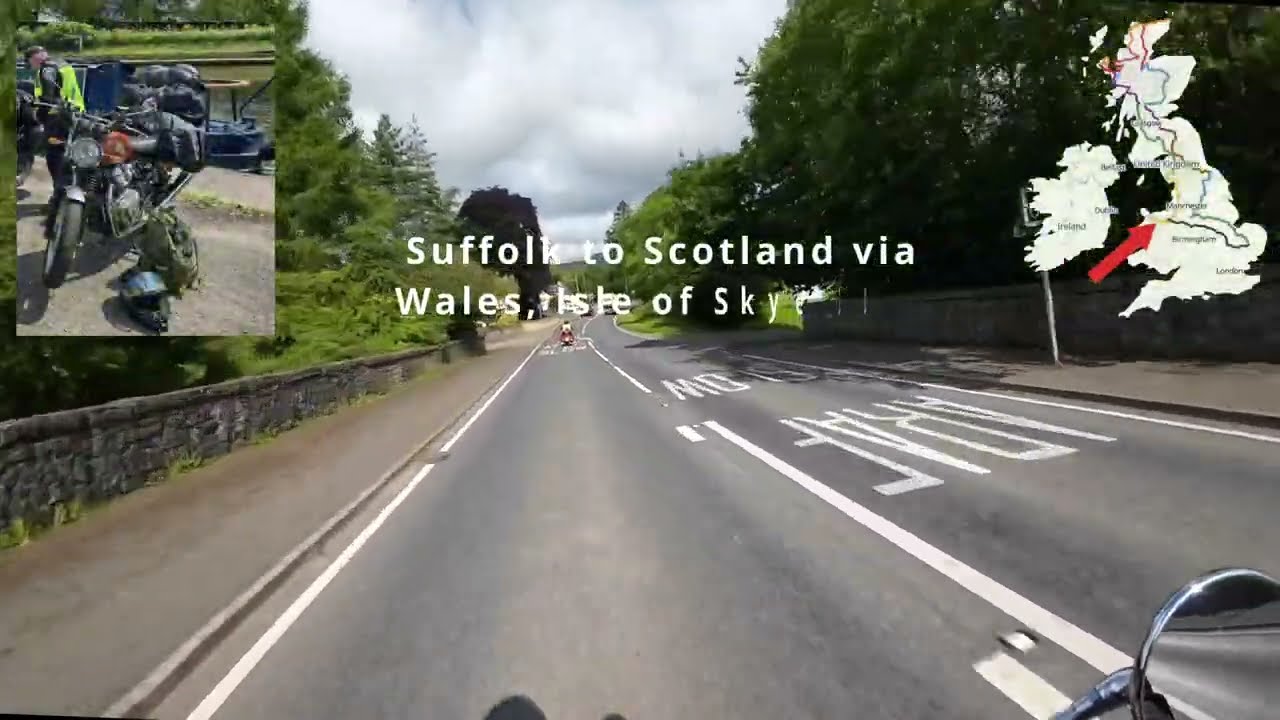 (Day 02,Part 01/08) [2025] Suffolk to Scotland via Wales, Isle of Skye-Royal Enfield Interceptor 650
