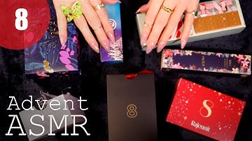 ASMR Advent Calendar 2022 Day 8 (🎧 soft spoken, tapping, scratching, swatching)