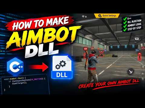 HOW TO CREATE SAFEST AIMBOT DLL 🔥|| NEW SAFEST AIMBOT  DLL METHOD 🔥