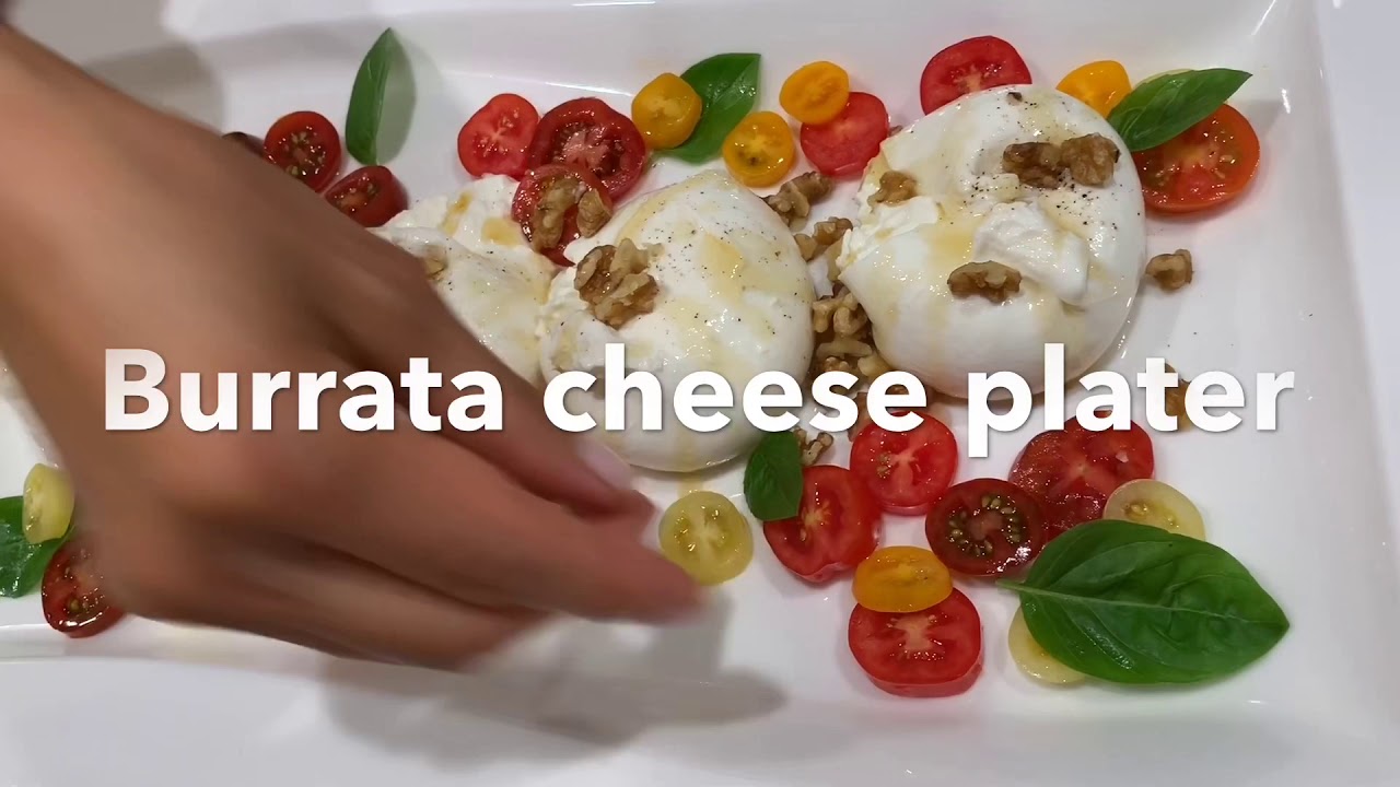 Burrata Cheese platter 친구들과 이야기 나누며 드세요!! YouTube
