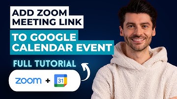 How to Add Zoom Meeting Link to Google Calendar Event [2025 Guide]