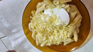 картинка: ЗАКУСКА ЗА ЦЯЛОТО СЕМЕЙСТВО ЗА НУЛА ВРЕМЕ /МАКАРОНИ СЪС СИРЕНЕ