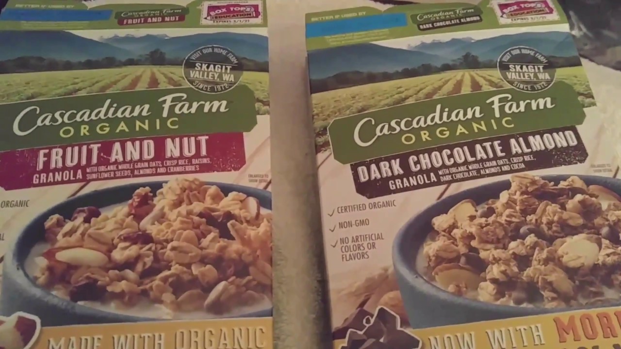 Review Cascadian Farms Organic Granola YouTube