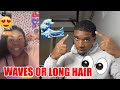 Asking Girls What's More Attractive Waves or Long Hair | Monkey App