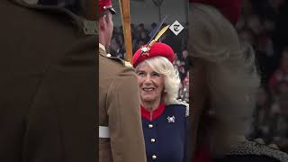 Queen Camilla Visits Royal Lancers Regiment At North Yorkshire Barracks