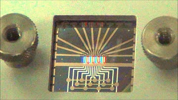 4xRGB light emitting transistor prototype
