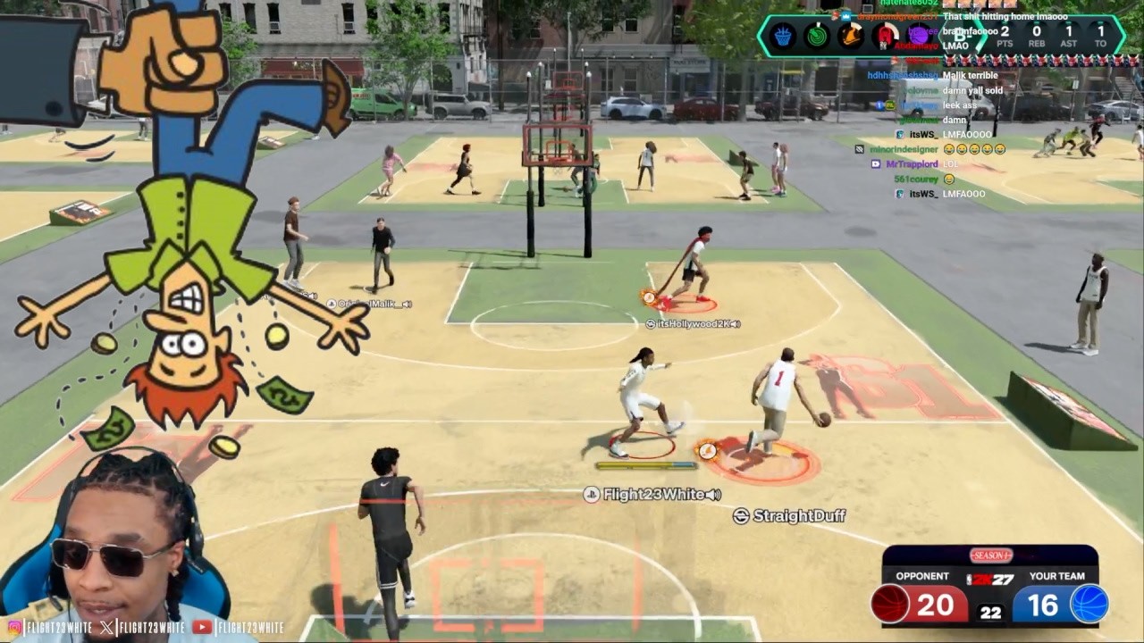 Musty Threat mad @ FTC cause he got turned upside down & money shook outta his pockets at lunch! 2k