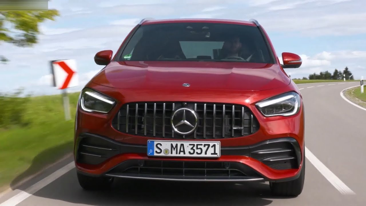 2020 Mercedes AMG GLA35 4Matic | Sound, Driving Sense (Designo Patagonia Red Metallic)