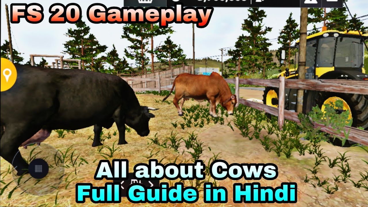 #5 - How to feed and take care of Cows in Farming Simulator 20 Hindi | Manure, Slurry using Cows |