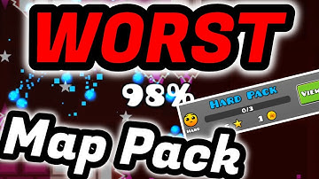 NOOB plays the WORST Map Pack from Geometry Dash