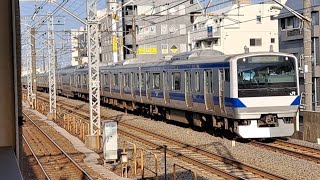 JR東日本常磐線E531系K422編成普通品川行き綾瀬駅通過(2023/4/28)