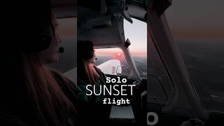 Come On A Solo Sunset Flight With Me -