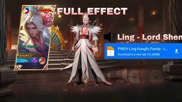 LING - SHEN KUNG FU PANDA • Full Effect, With Skill Icon, Sound Effect | AshurāML