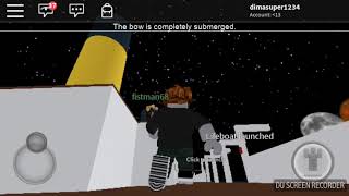 Roblox rms "Titanic" тонет