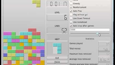 Reinforcement Learner for Tetris Reloaded