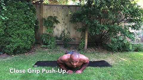 The Perfect Push Up Video | Close Grip Push Up