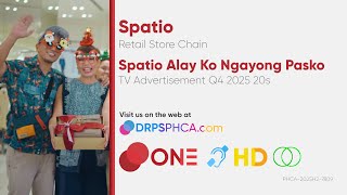 Spatio Tv Ad Q4 2025 20S Philippines Cchdst