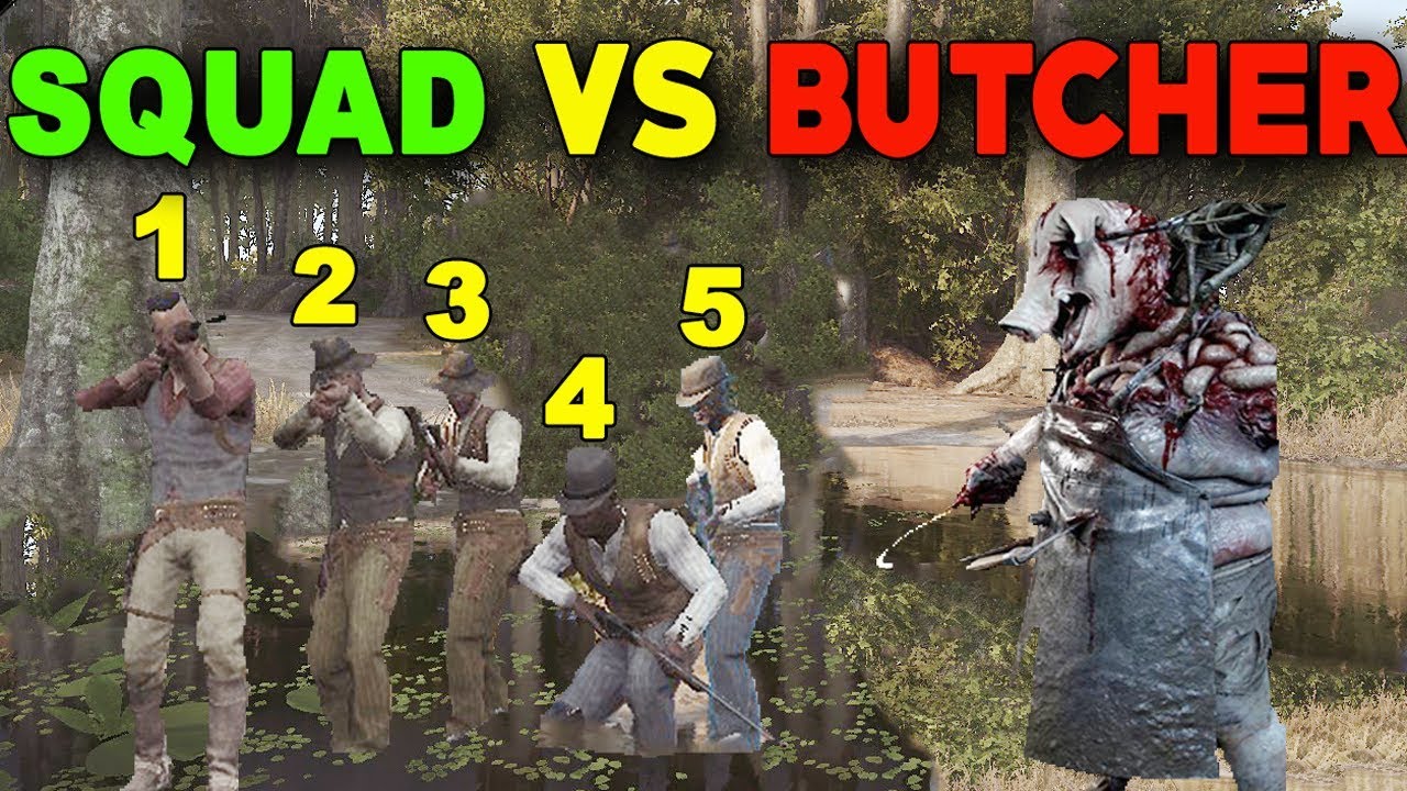Hunt Showdown - Random Squad vs The Butcher - YouTube