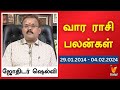 வார ராசி பலன்கள் (28-01-2024 முதல் 04-02-2024) | ஜோதிடர் ஷெல்வீ | Astrologer Shelvi image