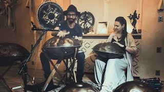 NADAYANA &amp; MILA URBAN | Omana Flow | Handpan Improvisation