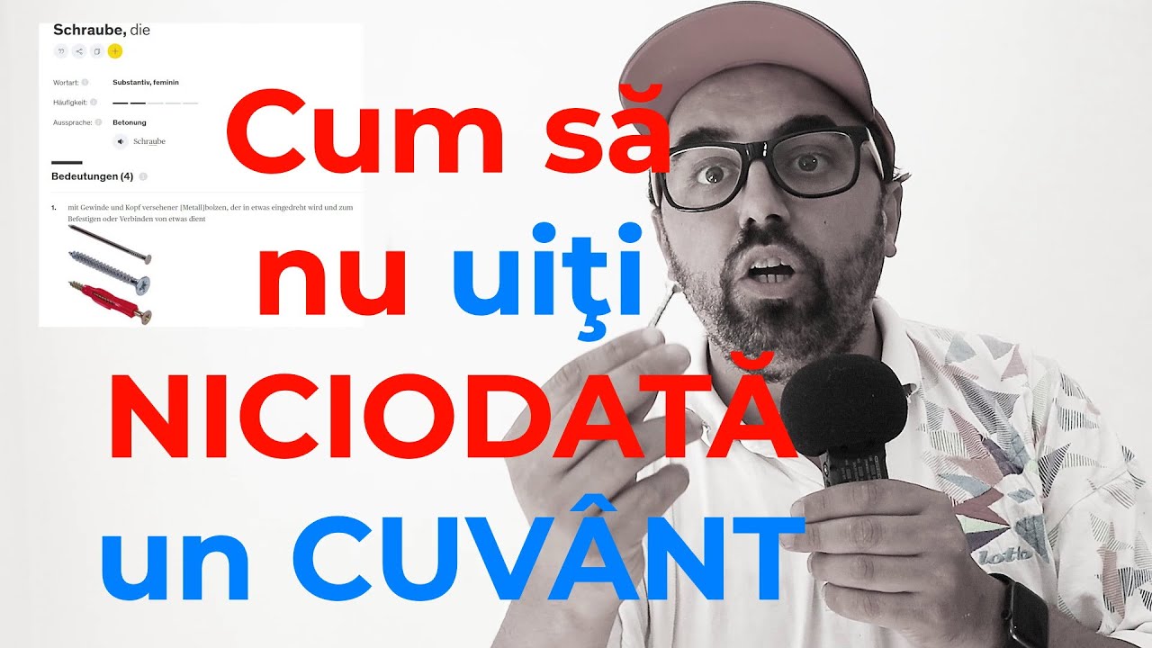 Cei 4 pași ca să nu uiți NICIODATĂ  un cuvânt  la limba germană - CUM ASOCIĂM cu DOKTOR GERMAN