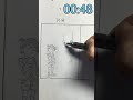10秒で【名探偵コナン】描いてみた #Shorts