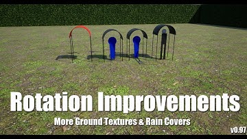 Rotation Improvements, More Ground Textures &  Rain Covers - Stage Design Tool for USPSA/IPSC