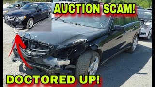 GOT SCAMMED ON COPART SALVAGE AUTO AUCTION BUYING MERCEDES E350