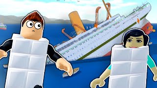 I Left My Girlfriend on the Sinking Britannic!  Roblox Sinking Ship Simulator Multiplayer