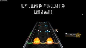 How To Learn To Tap In Clone Hero