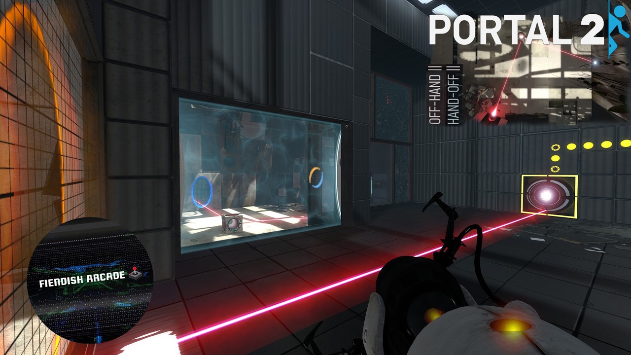 First Play of Portal 'Off-Hand Hand-Off' Full Playthrough