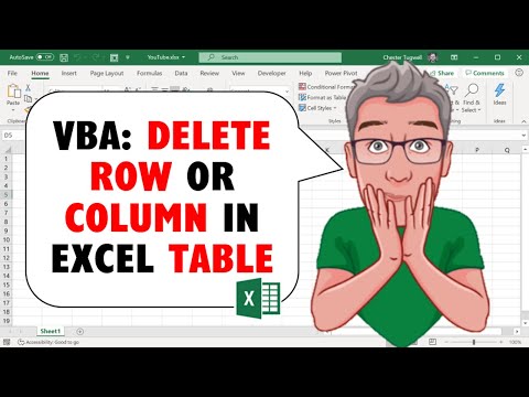 Video: How To Remove Vba Line
