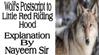 The Wolf's Postscript to little red Riding Hood in Hindi/Urdu/English