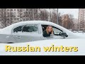 MOSCOW VLOG 2021 \\ Protests, Huge Snowfall and Moscow Cathedral Mosque