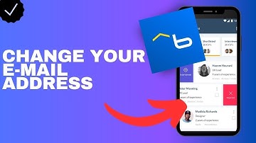 How to change your e-mail address in the Bayt.com app?