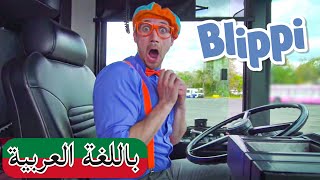 بليبي يستكشف حافلة - الباص | بلبي بالعربي | كرتون بليبي للصغار | Blippi Arabic Explores a Bus