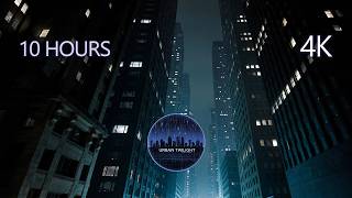 Blue Light Between the Towers | Urban Isolation After Midnight screenshot 2