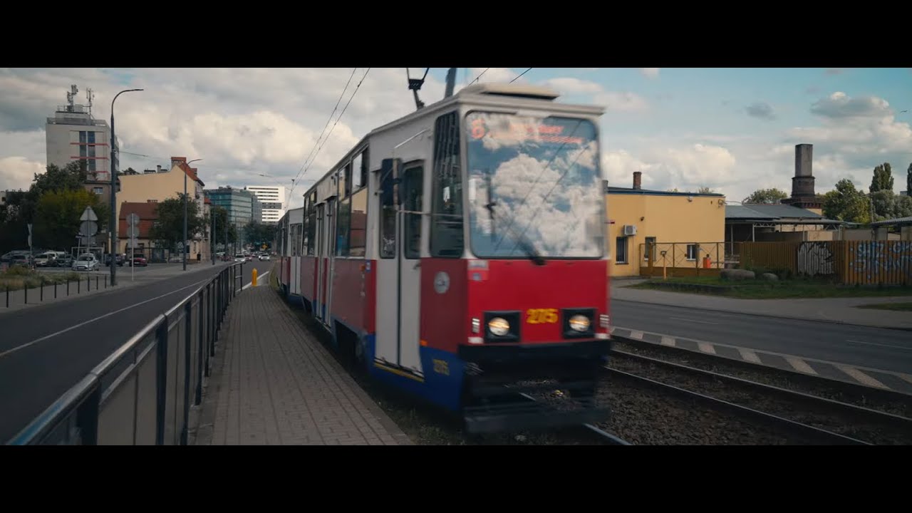 Poland, Bydgoszcz, tram 6 ride from Jagiellońska - Łużycka to Lelewela