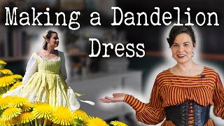 Sewing a Dandelion Renaissance/Fantasy Dress