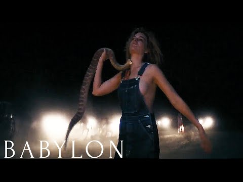 Nellie Fights the snake | Babylon (2022) | Margot Robbie | Brad Pitt | Movieclip
