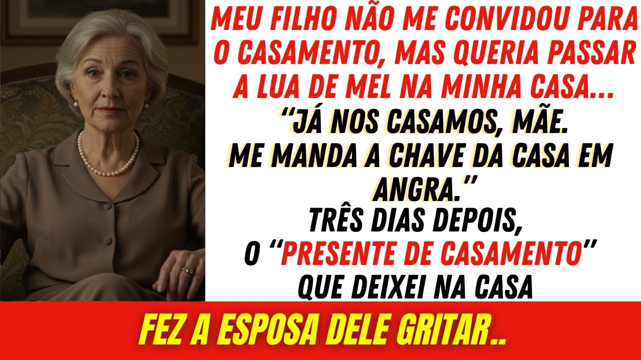 Meu Filho Se Casou Sem Me Convidar… Mas Queria Passar A Lua De Mel Na Minha Casa.