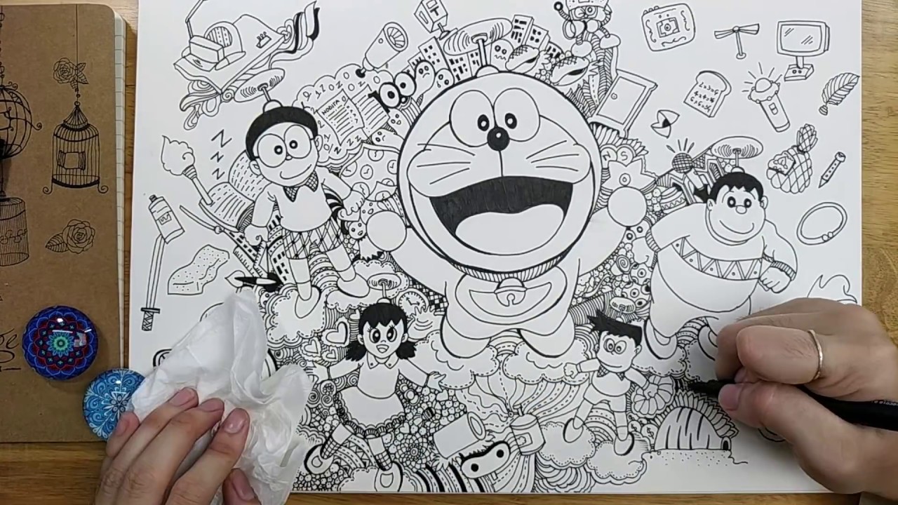  Doraemon  006 Doodle  Art Creative YouTube