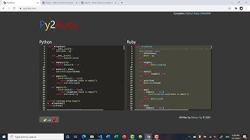 Py2Ruby: Convert Python Code to Ruby Instantly!