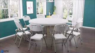 WANTS TO VIEW MORE VIDEOS OF DEPAI HDPE FOLDING TABLES?