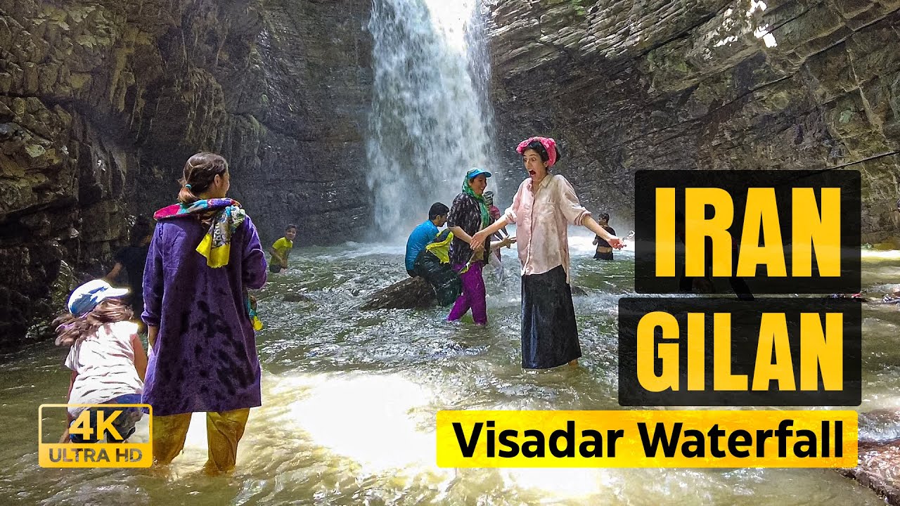 IRAN - VISADAR WATERFALL | Dreadful and Majestic Waterfall In the North of Iran [4K 60fps]