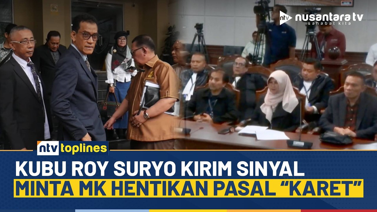 Refly Harun Jalani Pemeriksaan, Kubu Roy Suryo Harap MK Hentikan Pasal “Karet” UU ITE | NTV