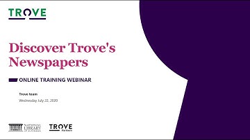 Webinar: Discover Trove
