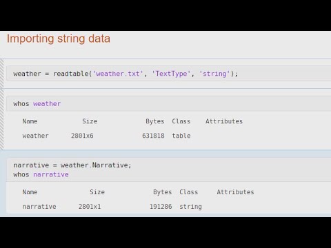 matlab string