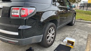 2015 Gmc Acadia Rear Brake Pad And Rotor Replacement